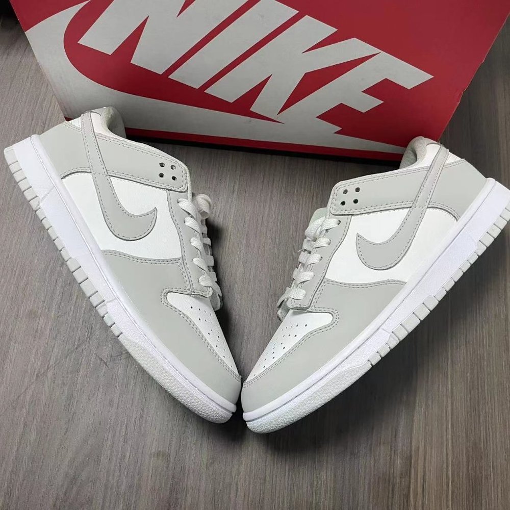 Nike Dunk Low Retro Grey Fog Retro Casual Sneaker Grey.